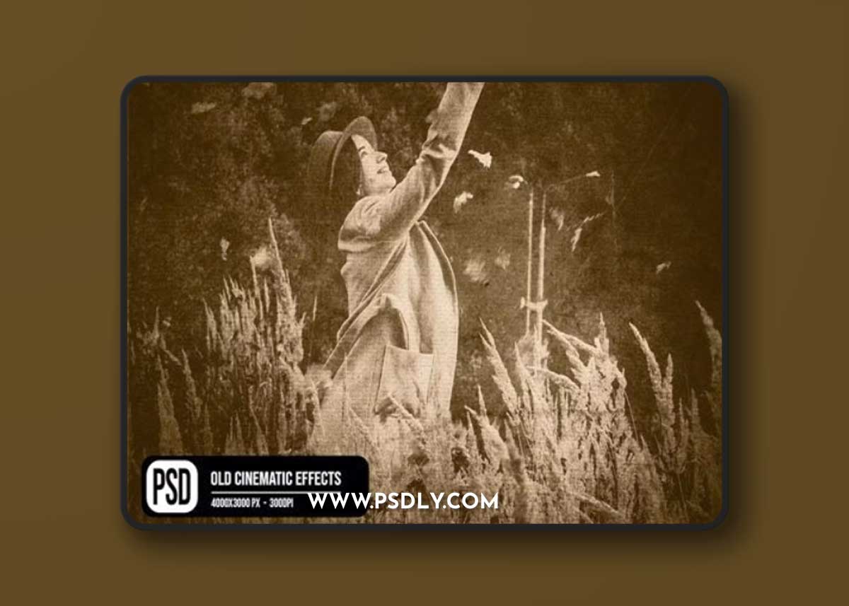 Old Cinematic Photo Effects