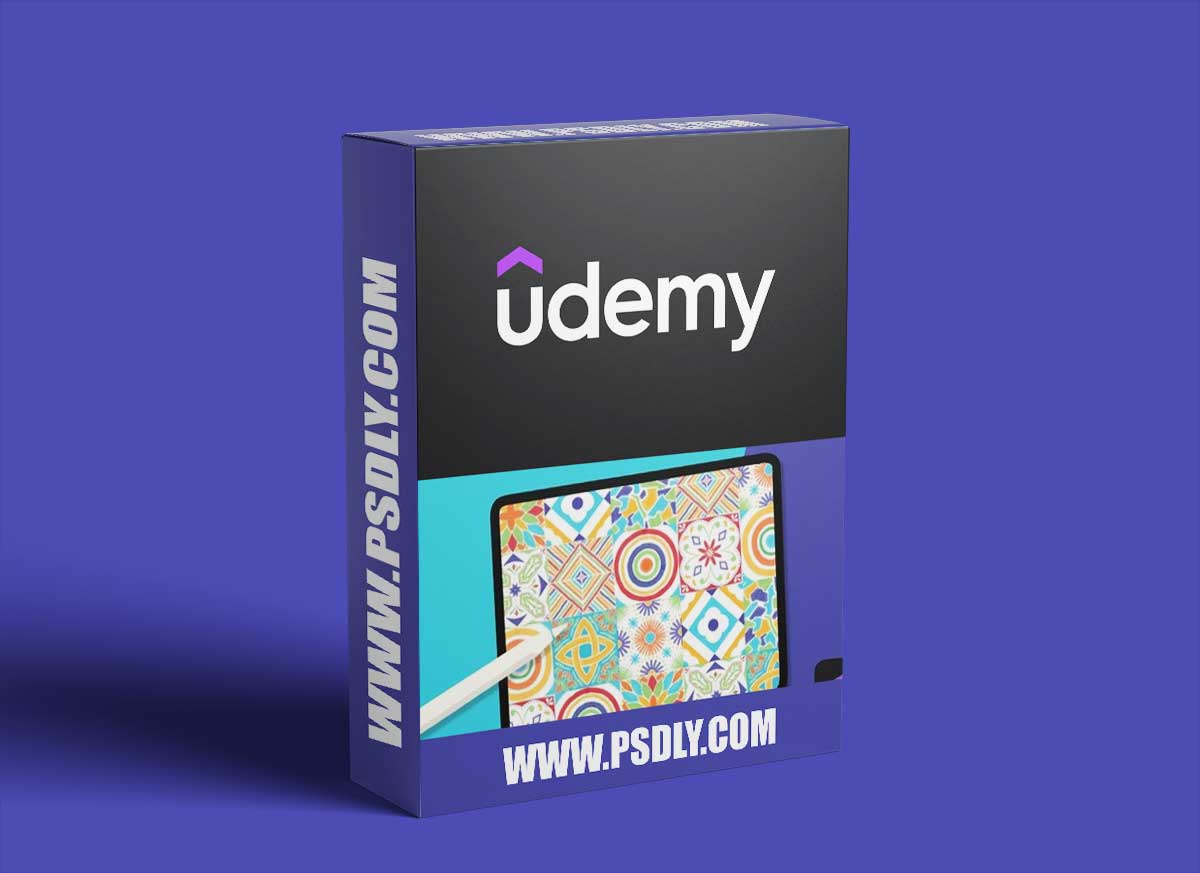 Relax With Me In Procreate - Mindful Azulejo Drawing