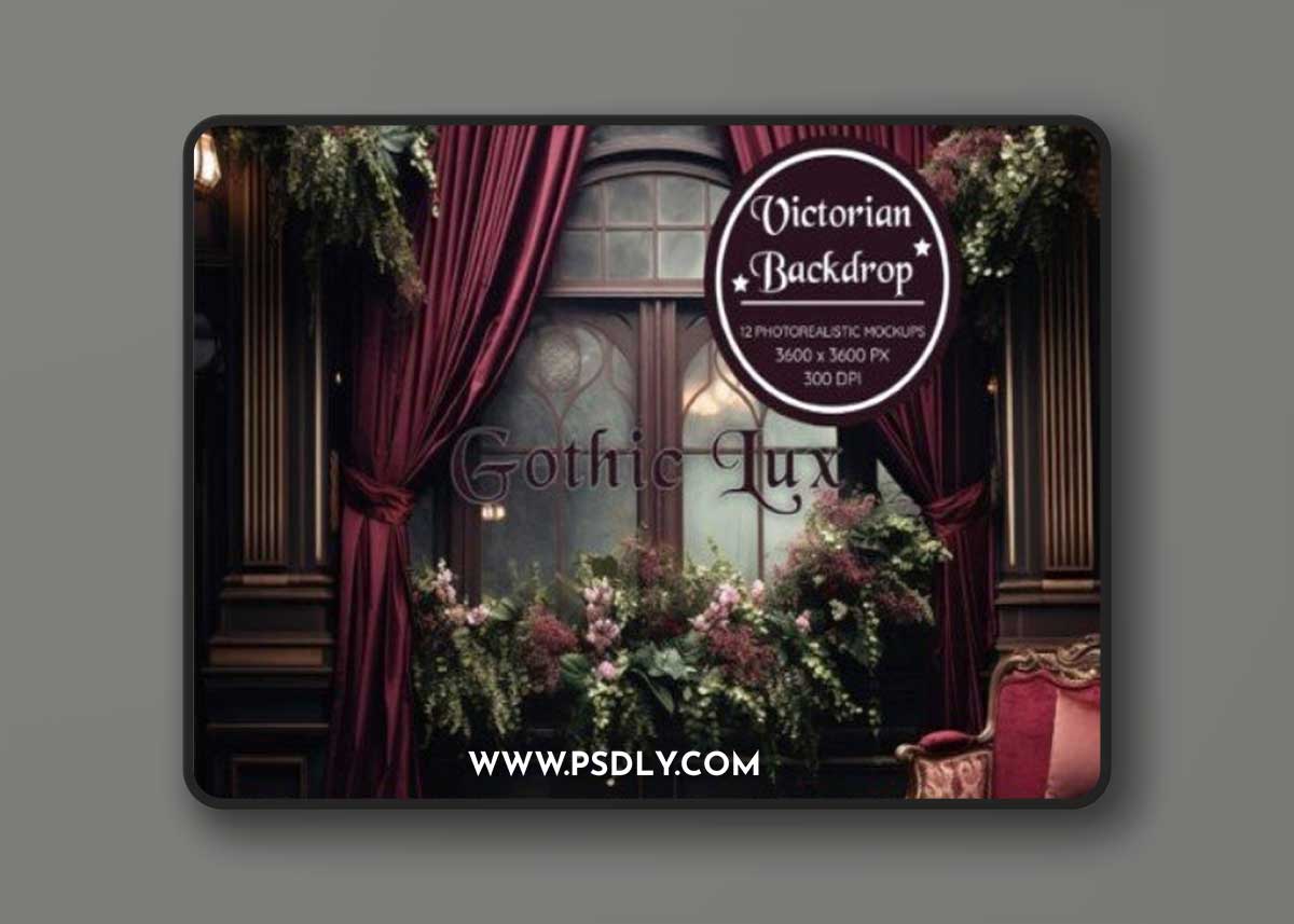 Victorian Backdrop - Gothic Lux