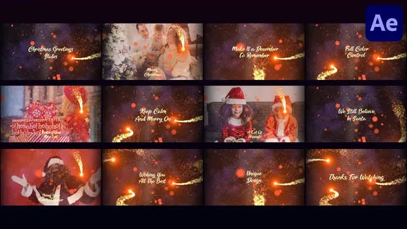 Videohive Christmas Greetings Titles for After Effects 48812602