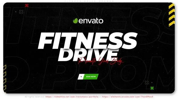 Videohive Fitness Drive Opener 48596725