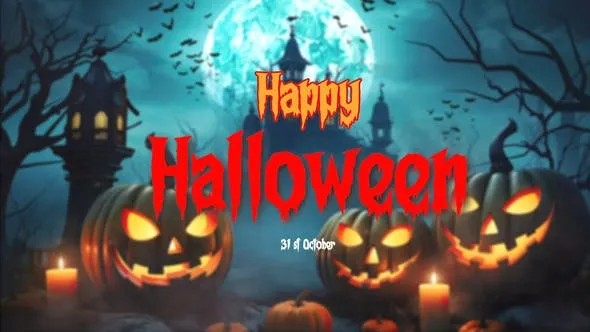 Videohive Happy Halloween Intro 48433560