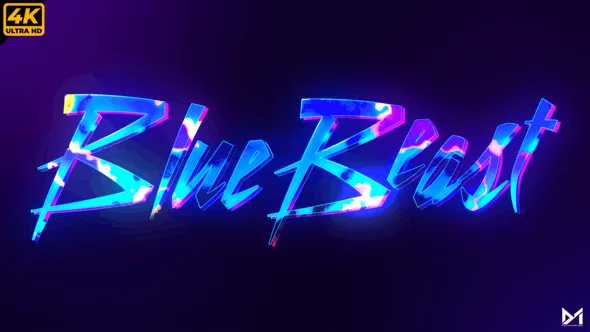 Videohive Logo Title Reveal - Blue Beast 48711628