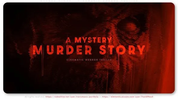 Videohive Murder Story - Cinematic Horror Trailer 48454976