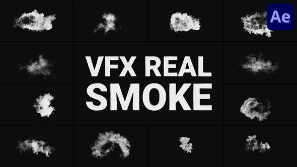 Videohive VFX Real Smoke for After Effects 48632972