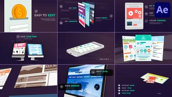 Videohive Website Presentation Pack for After Effects 48588677