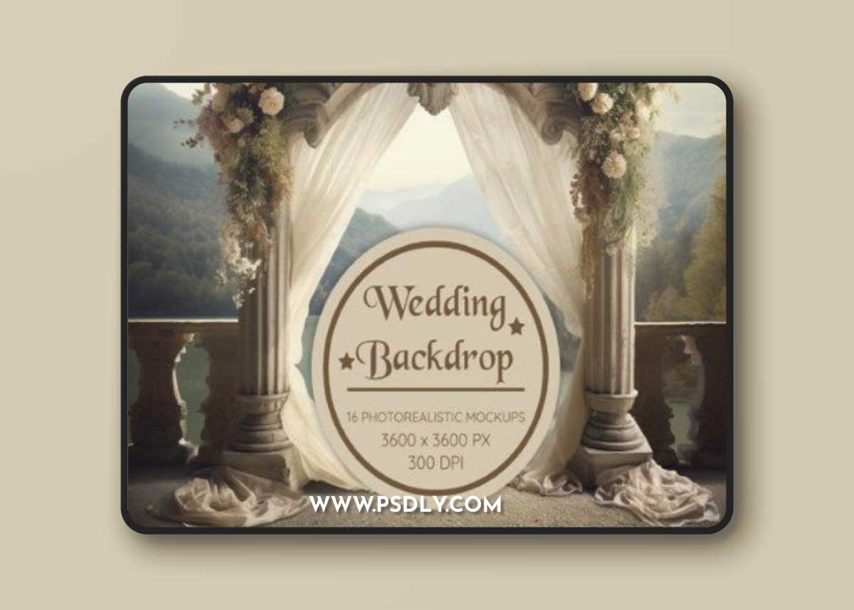 Wedding Backdrop Fairy Tale Wedding