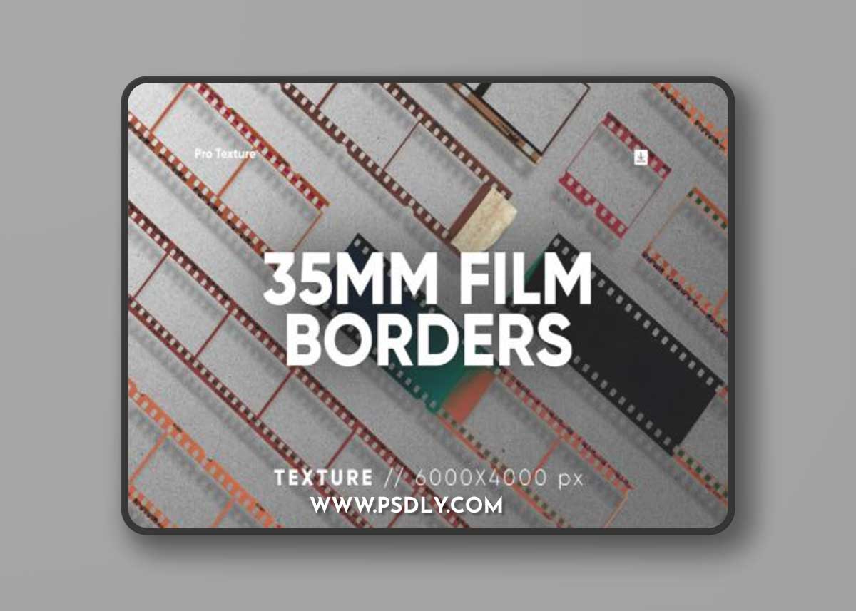 30 Film Frame 35mm Overlay