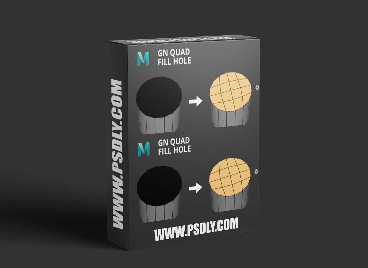 Artstation - GN Quad Fill Hole - Maya