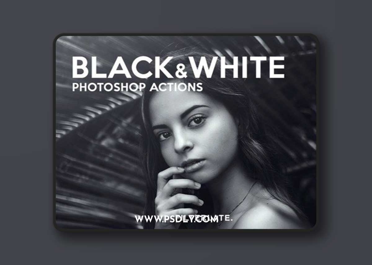Black & White Photoshop Actions [Re-Up]