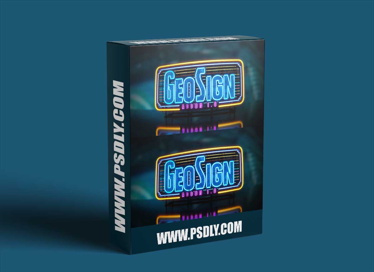 Blender - Geo Sign (Sign Generator Addon)