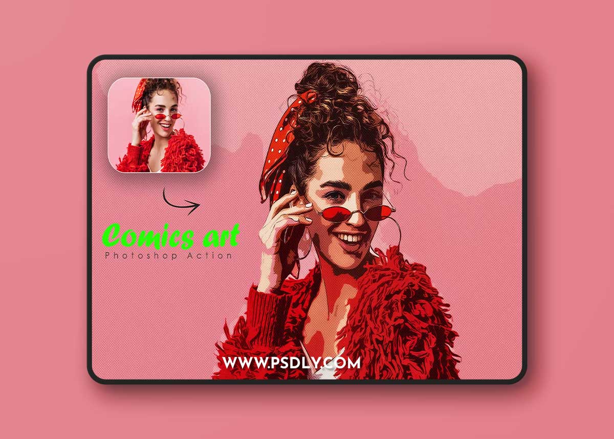 Comics art effect action DAFGKMJ