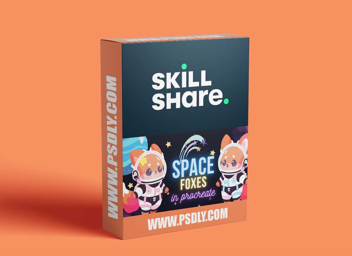 Cosmic Expedition: Drawing Cute Fox Astronauts in Space | Procreate