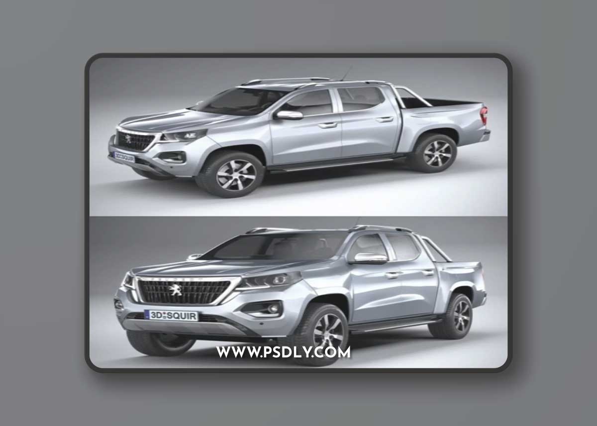 Peugeot Landtrek 2021 3D Model