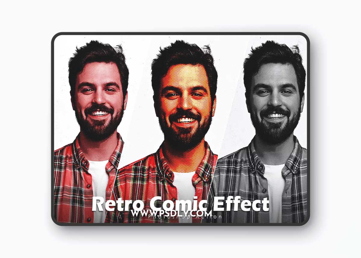 Retro Comic Effect - Photoshop Action UST45SU