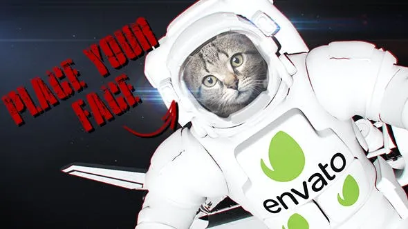 Videohive Astronaut outside the Space Shuttle 17928044