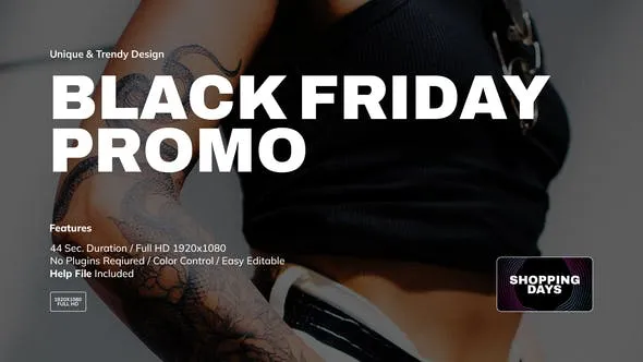 Videohive Black Friday Promo 48995932