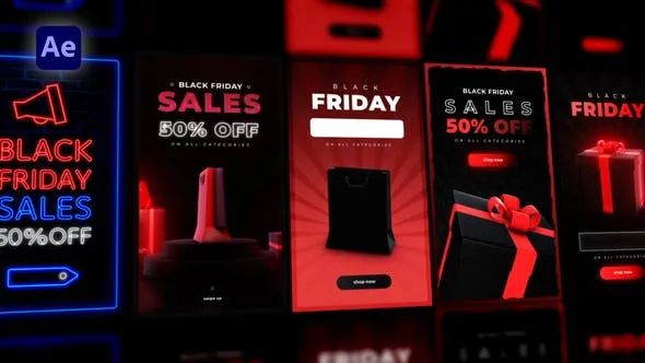 Videohive Black Friday Sales Stories 49146901