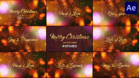 Videohive Christmas Greeting Titles for After Effects 48999502