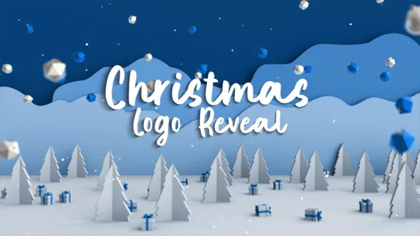 Videohive Christmas Snow Logo Reveal 49264793