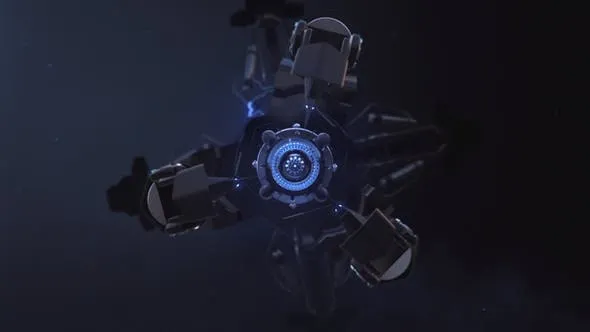Videohive Futuristic Mechanism Logo Reveal 21742551