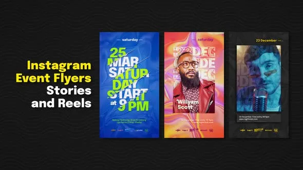 Videohive Instagram Event Flyers. Stories and Reels 49203266