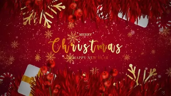 Videohive Merry Christmas And Happy New Year Opener 3 49409437