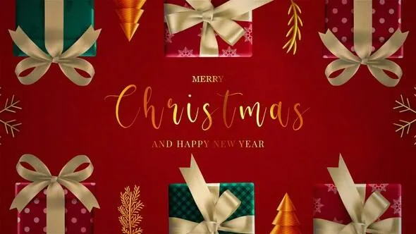Videohive Merry Christmas And Happy New Year Opener 49222487
