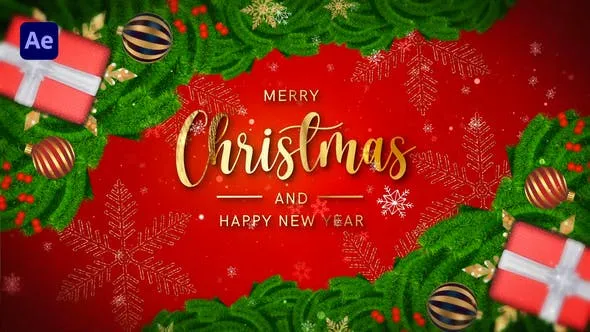 Videohive Merry Christmas Intro 49001920