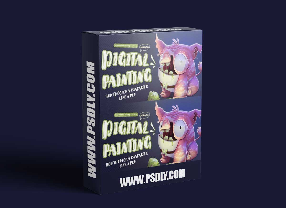 Wingfox – Digital Painting - How to Color a Character Like a Pro with Stephanie Bohm