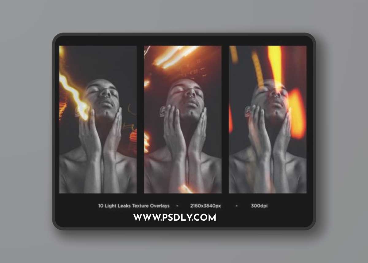 Vertical Light Leaks Overlays Pack