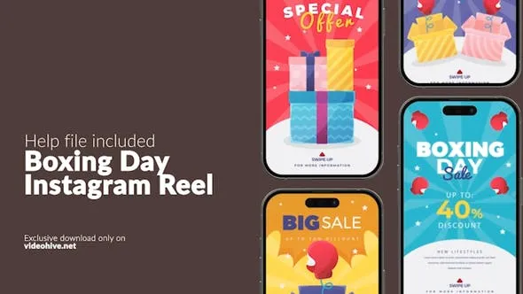 Videohive Boxing Day Sale Instagram Reel 49801406