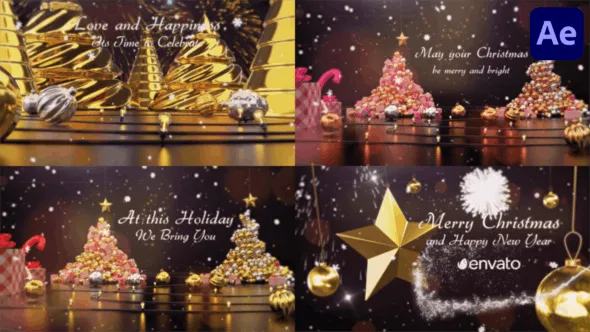 Videohive Christmas Card Logo for After Effects 49717185