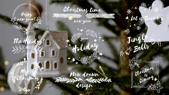 Videohive Christmas Titles Pack 49191626