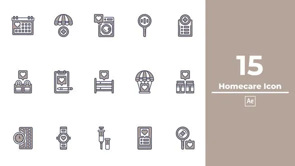 Videohive Homecare Icon After Effects 50076036