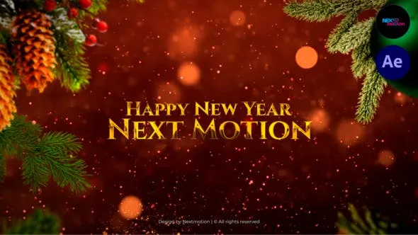 Videohive Merry Christmas and Happy New Year Greetings 49882375