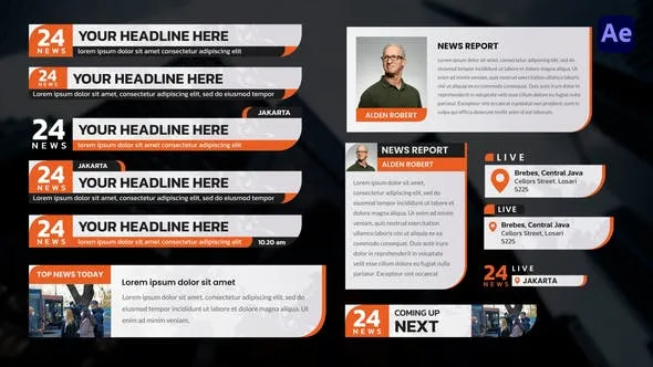 Videohive News Lower Thirds 49815406