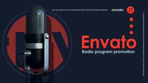 Videohive Old Microphone Logo 49844459