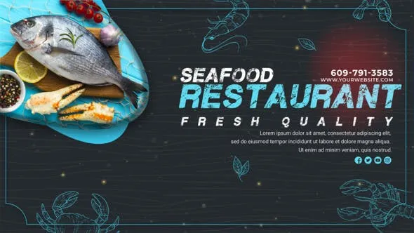Videohive Sea food Restaurant Promo 50015254