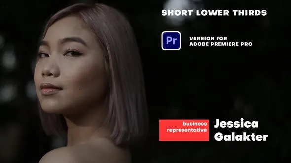 Videohive Short Lower Thirds 49816885