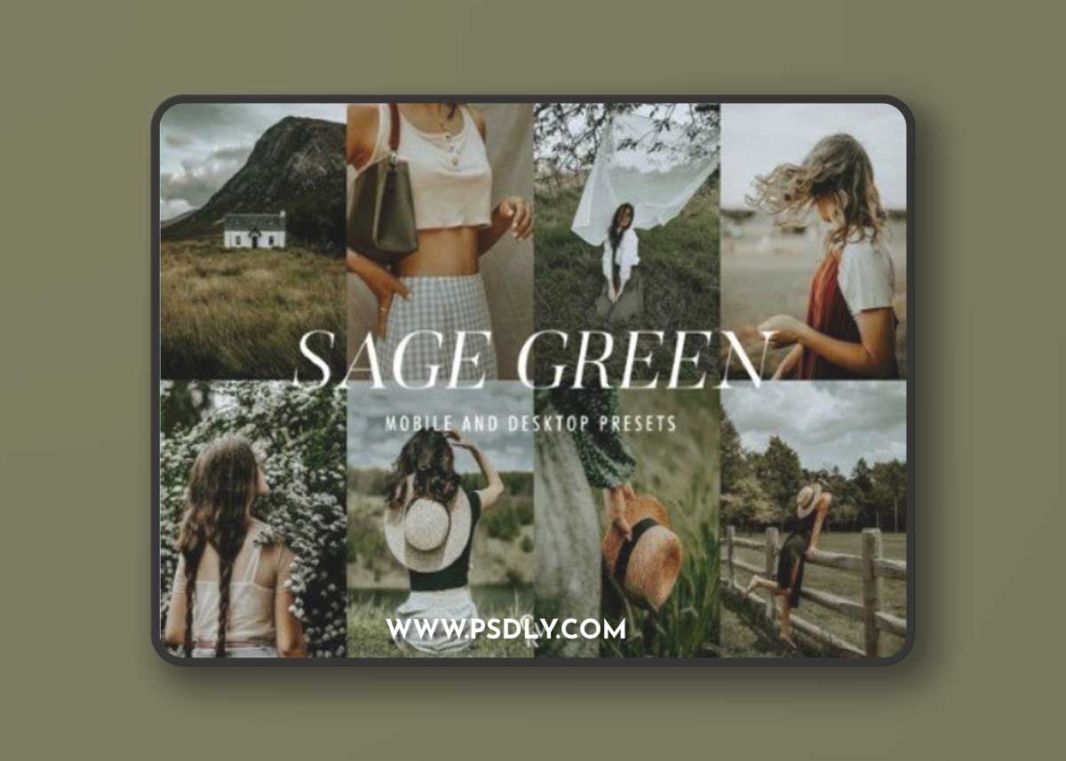 10 Sage Green Lightroom Presets