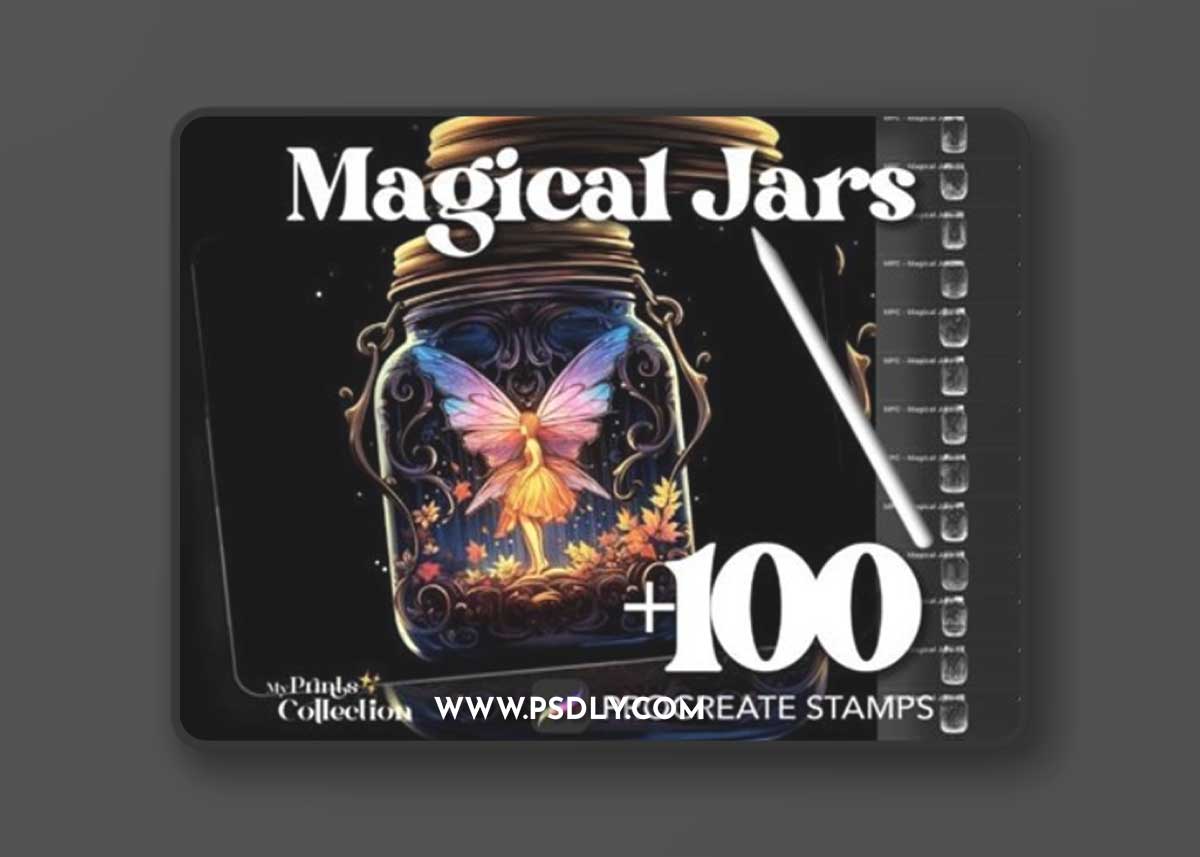 100+ Procreate Magical Jars Stamps 85423362