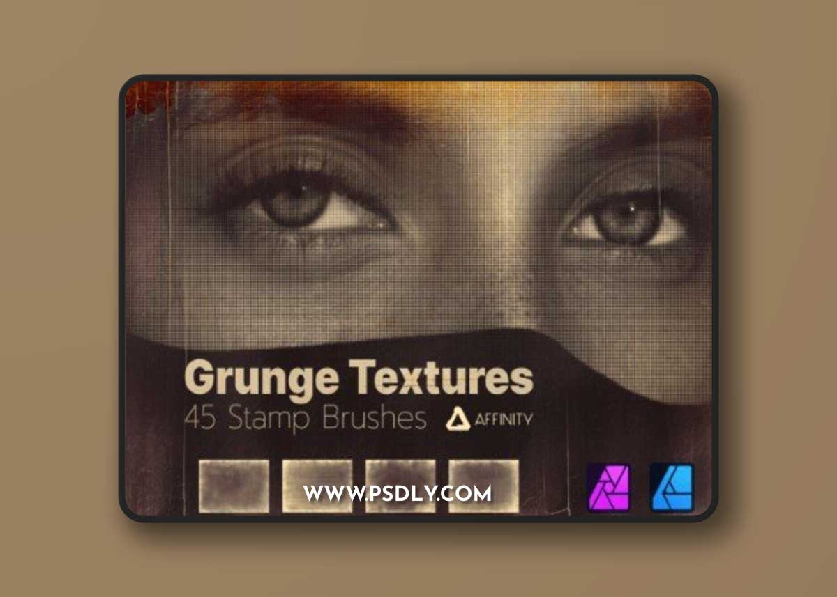 Affinity Brushes | Grunge Texture Stamps