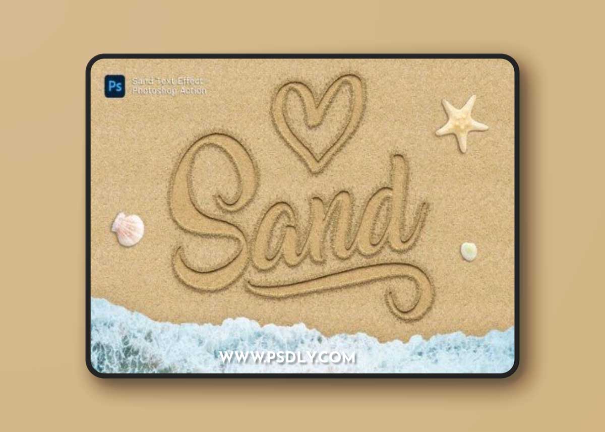 Sand Effect Photoshop Action