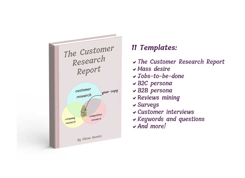The Customer Research Report: 11 Templates to Organize and Analyze Customer Research Insights
