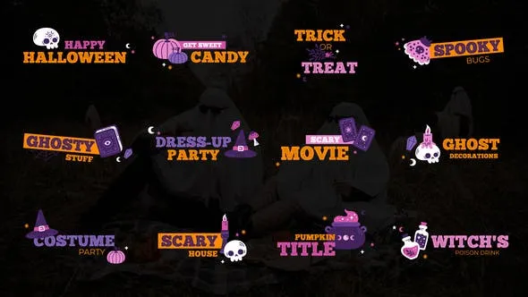 Videohive Halloween Titles 48631609