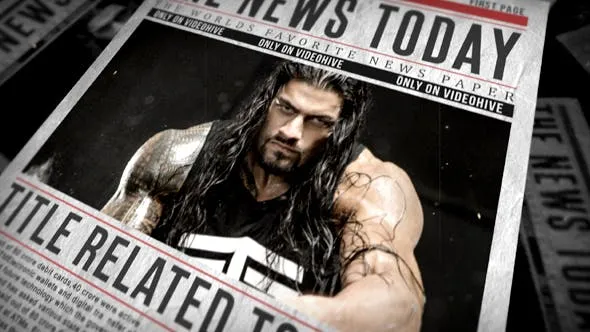 Videohive Newspaper Slideshow 19255283