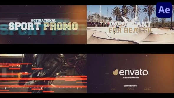Videohive Sports Motivational Promo for After Effects 50463007