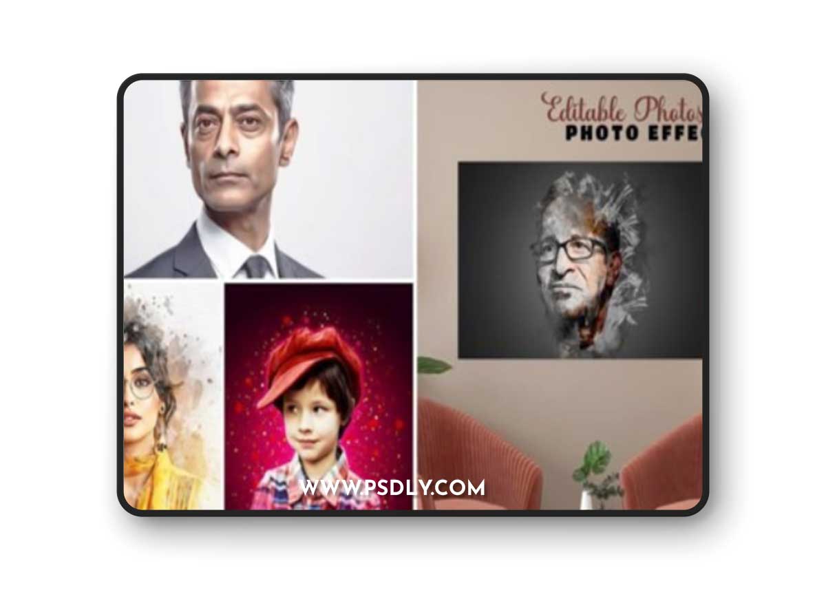 Watercolor Portrait Painting Effect