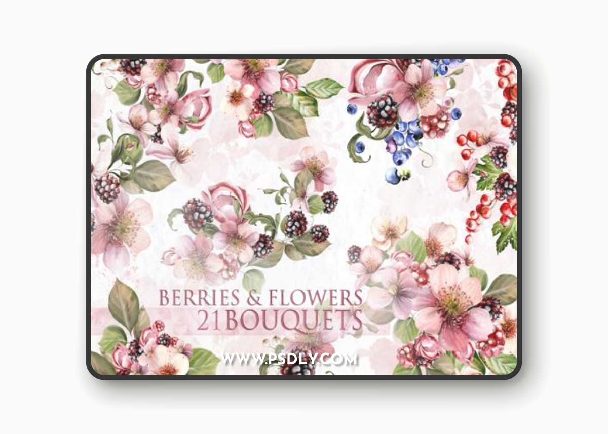 Berries & Flowers 21 BOUQUETS